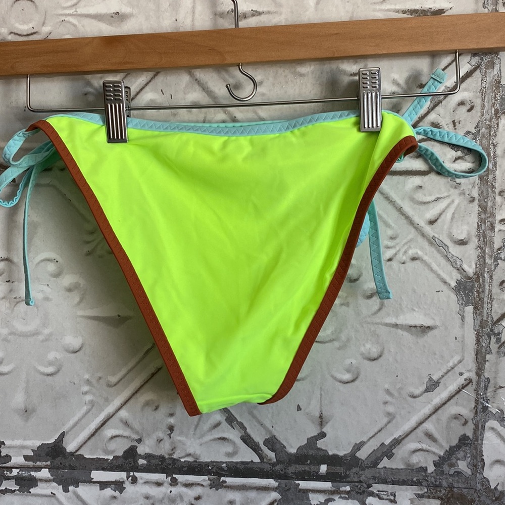 NWOT Aerie neon string cheeky bikini bottom - Picture 2 of 4